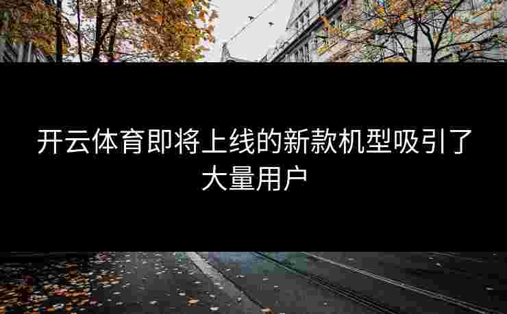 开云体育即将上线的新款机型吸引了大量用户